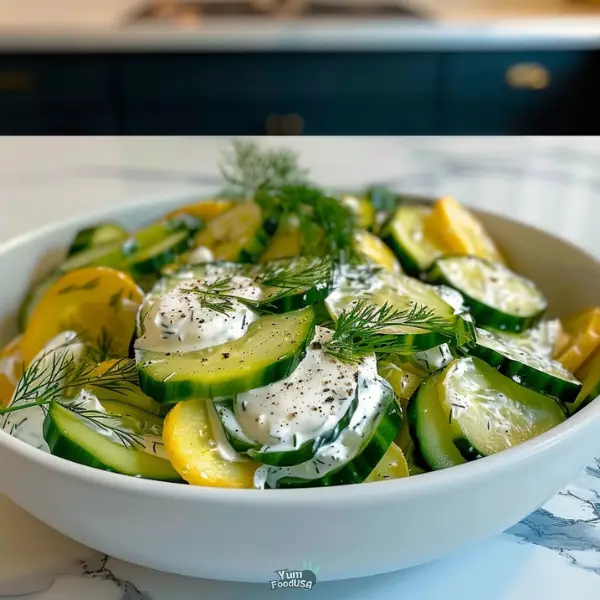 Summer Breeze Cucumber Salad
