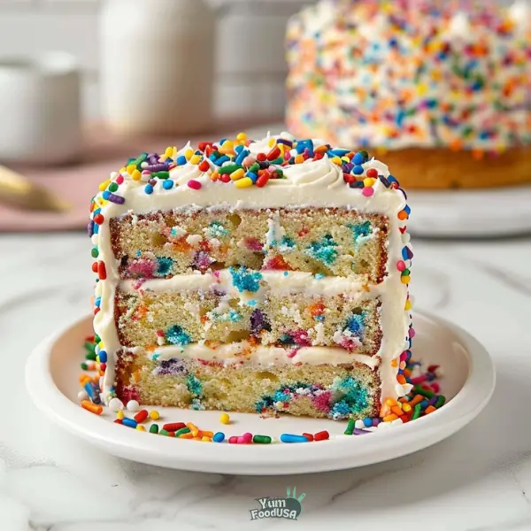 Colorful Funfetti Cake