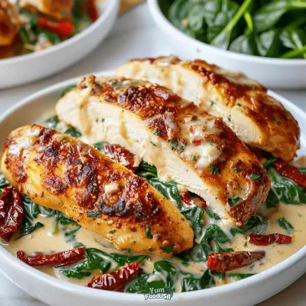 Creamy Tuscan Spring Chicken