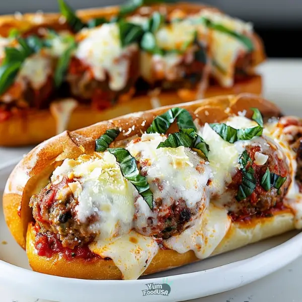 Classic Meatball Sub Sandwich
