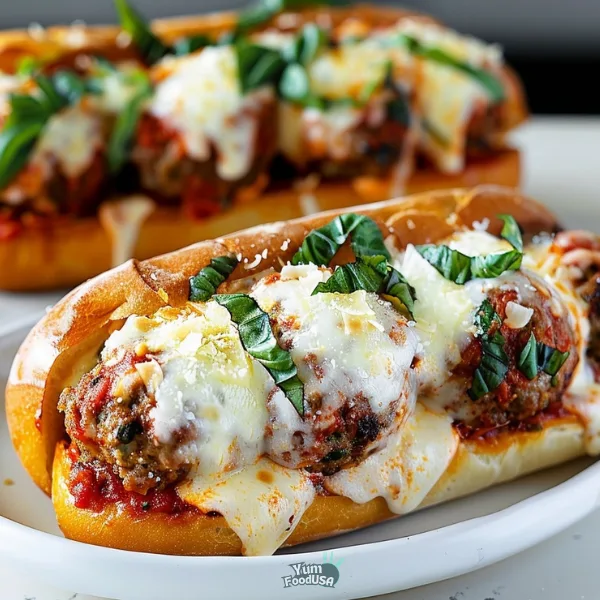 Classic Meatball Sub Sandwich