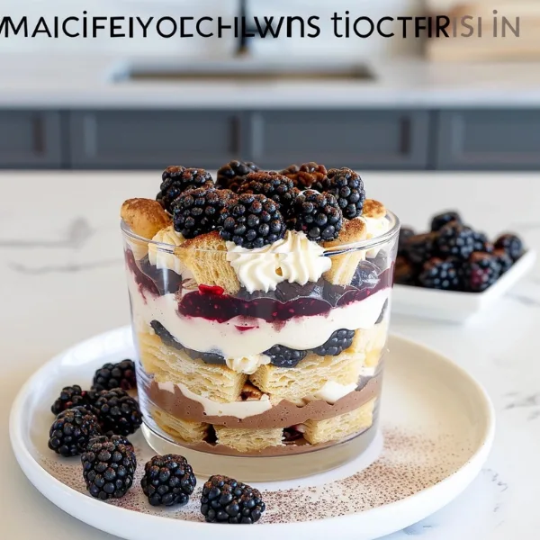 Blackberry Tiramisu