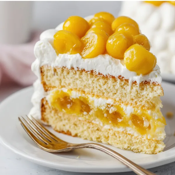 Golden Berry Chantilly Cake