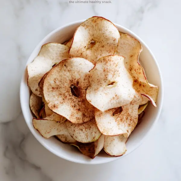 Crispy Air Fryer Cinnamon Apple Chips