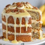 Sourdough Banana Snack Cake with Brown Butter Frosting