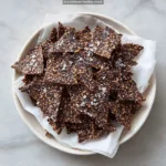 4-Ingredient Dark Chocolate Quinoa Crisps