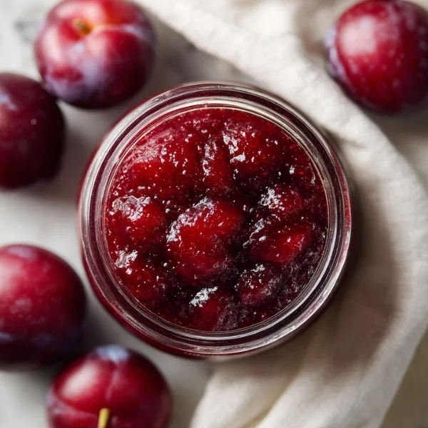 How to Can Homemade Plum Jam