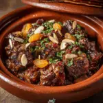 Moroccan Lamb Tagine with Apricots and Almonds