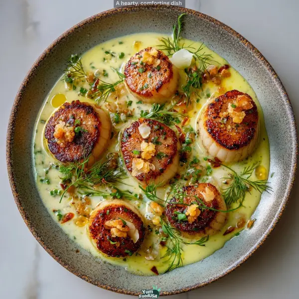Lemon Garlic Butter Scallops