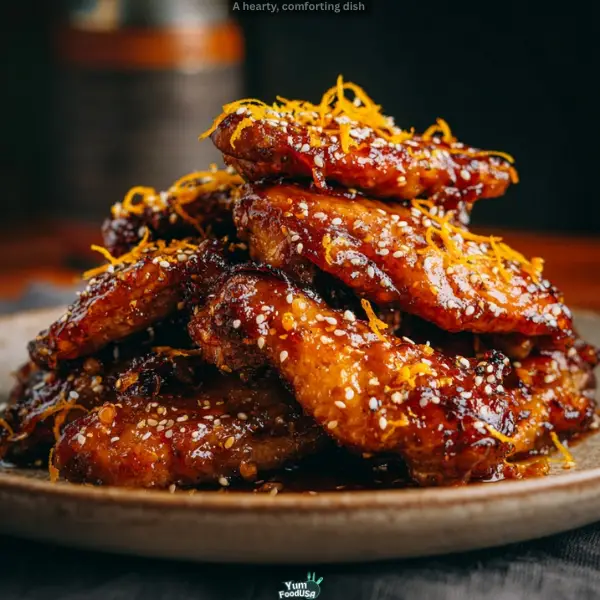 Orange Chicken Wings