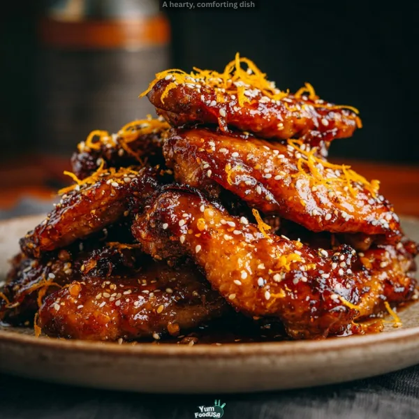 Orange Chicken Wings