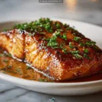 Brown Sugar Honey Glazed Salmon