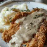 Crispy Chicken Fried Venison with Country Gravy 3 Crispy Chicken Fried Venison with Country Gravy