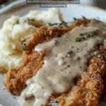 Crispy Chicken Fried Venison with Country Gravy