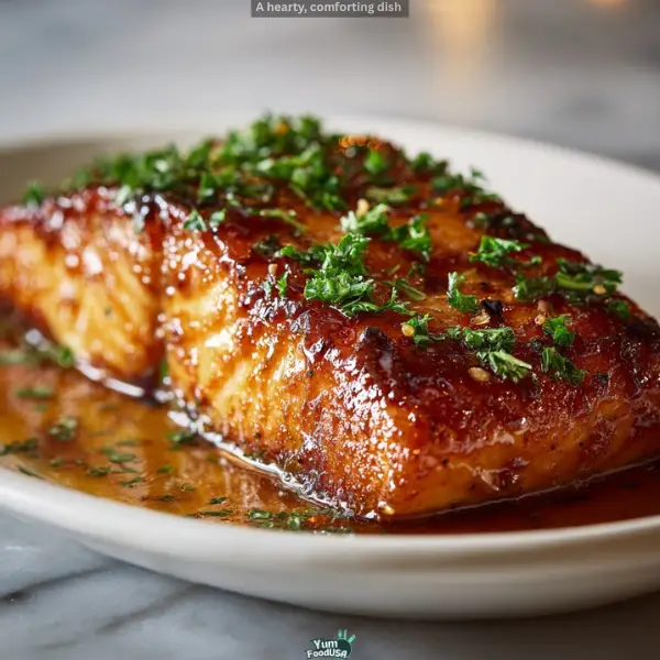 Brown Sugar Honey Glazed Salmon