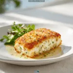 Garlic Parmesan Baked Halibut