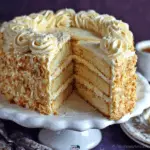 Honey Layer Cake with Sour Cream Frosting