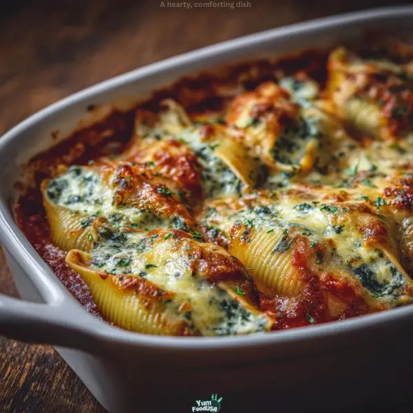 Spinach and Ricotta Stuffed Shells
