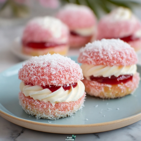 Old-Fashioned Pink Jelly Cakes