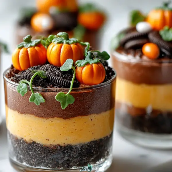 Pumpkin Patch Dirt Cups