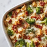Keto Chicken Bacon Ranch Casserole
