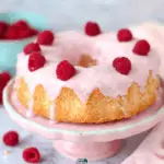 Raspberry Angel Food Cake