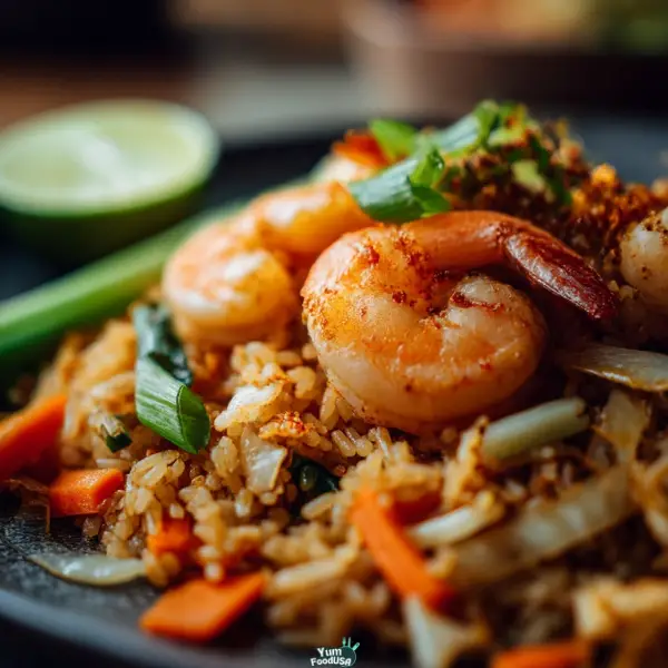 Thai Fried Rice with Shrimp (Khao Pad)