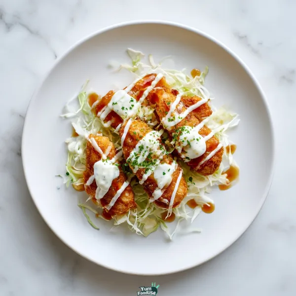 Crunchy Chicken Nanban with Homemade Tartar Sauce