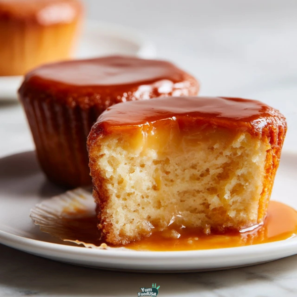 Velvety Caramel Flan Muffins