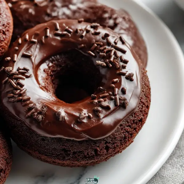 Double Chocolate Protein Donuts