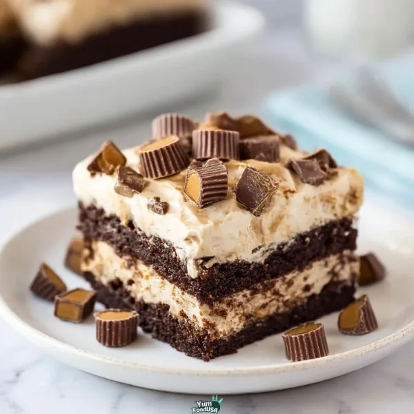 Reese’s Poke Cake