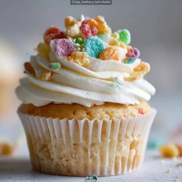 Cereal and Milk Cupcakes with Cereal Milk Buttercream
