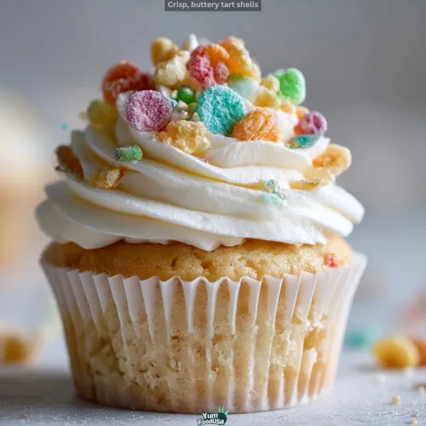Cereal and Milk Cupcakes with Cereal Milk Buttercream