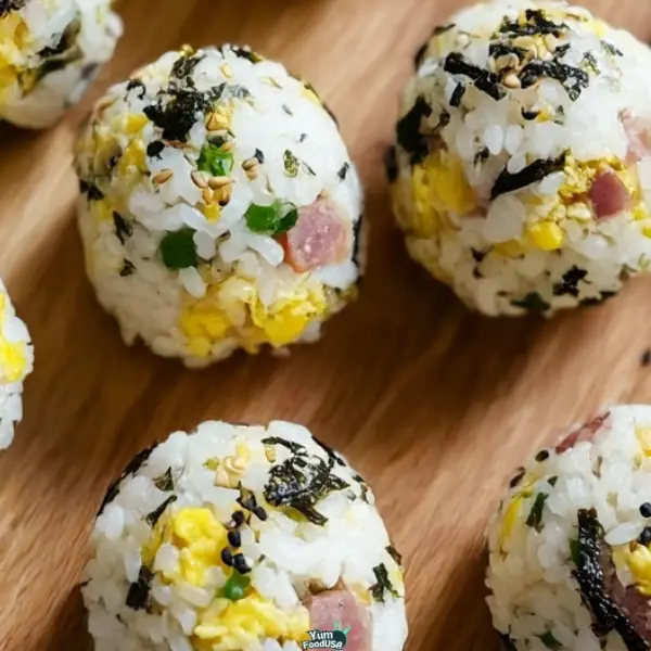 Quick & Easy Spam Rice Balls 2 Quick & Easy Spam Rice Balls