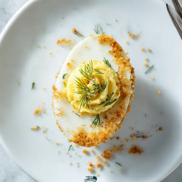Crispy Air-Fryer Deviled Eggs