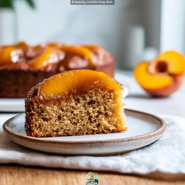 Brown Sugar Peach Cake