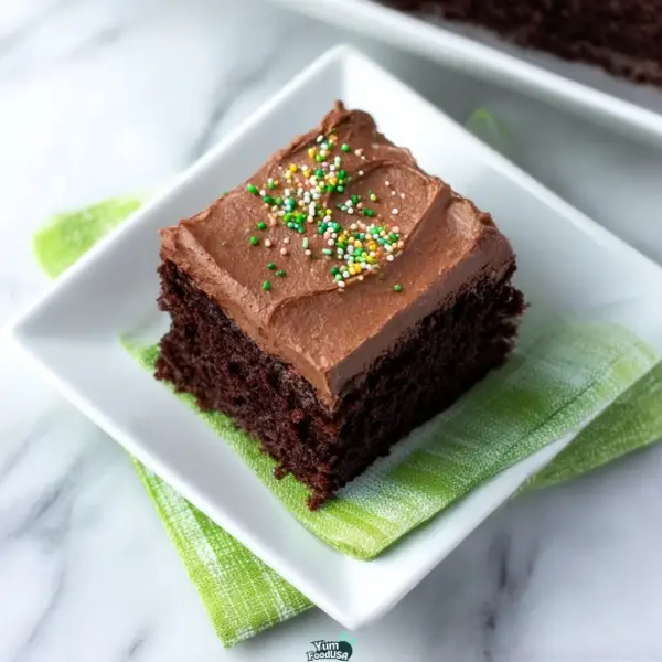 Deep Depression Chocolate Cake )