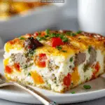 Healthy Egg White Breakfast Casserole {Without Bread} 3 Healthy Egg White Breakfast Casserole {Without Bread}
