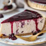 Mulberry & Earl Grey Cheesecake (Baked)