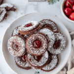 Black Forest Christmas Sandwich Cookies