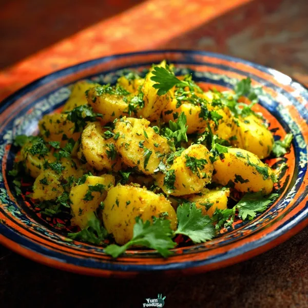 Lebanese Batata Harra (Spicy Herb Potatoes)