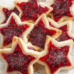 Sugar Plum Star Shortbread Cookies