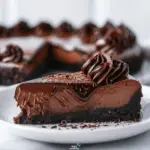 No-Bake Fudge Brownie Cheesecake