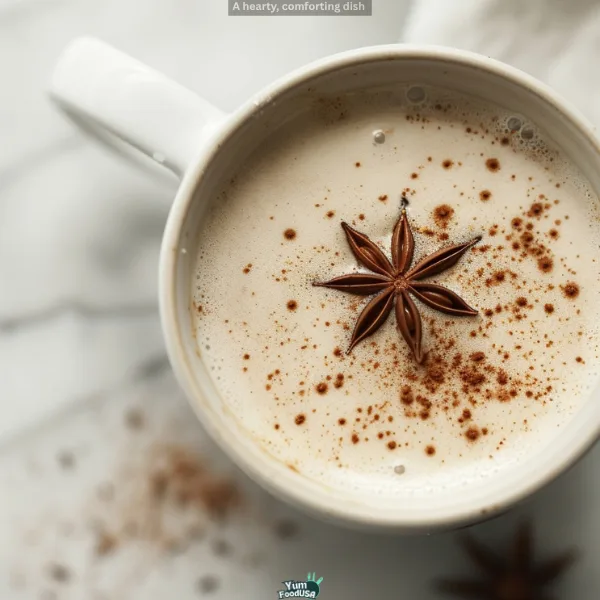 Chai-Spiced Coconut Milk with Ginger & Dates