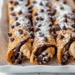 Peanut Butter & Chocolate Cannoli