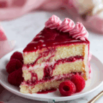 Vanilla Raspberry Cake