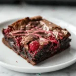 Decadent Raspberry Swirl Brownies