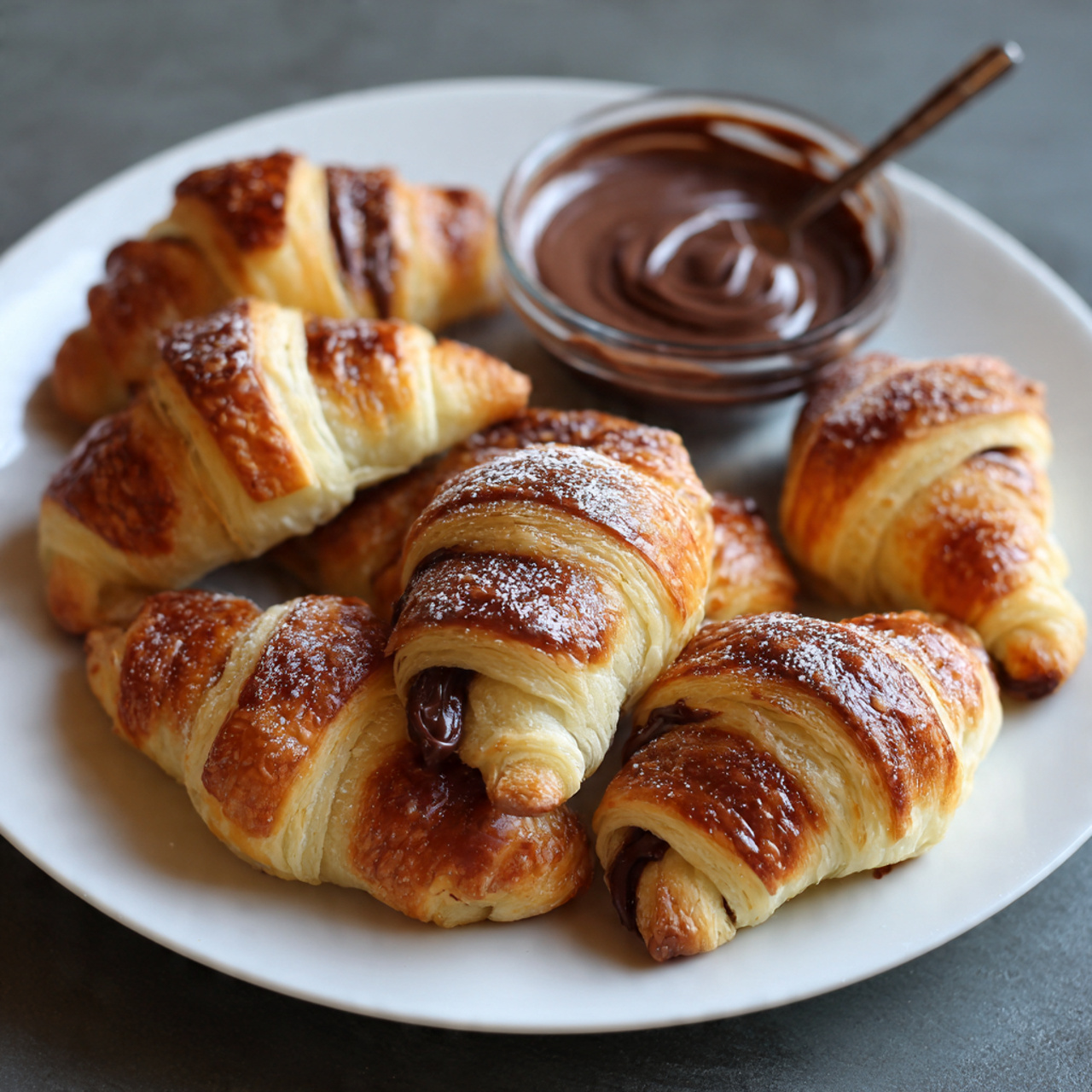Quick & Easy Nutella Crescent Rolls - Recipe Image