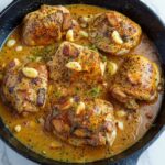 Rustic Roasted Garlic Chicken with Asiago Gravy
