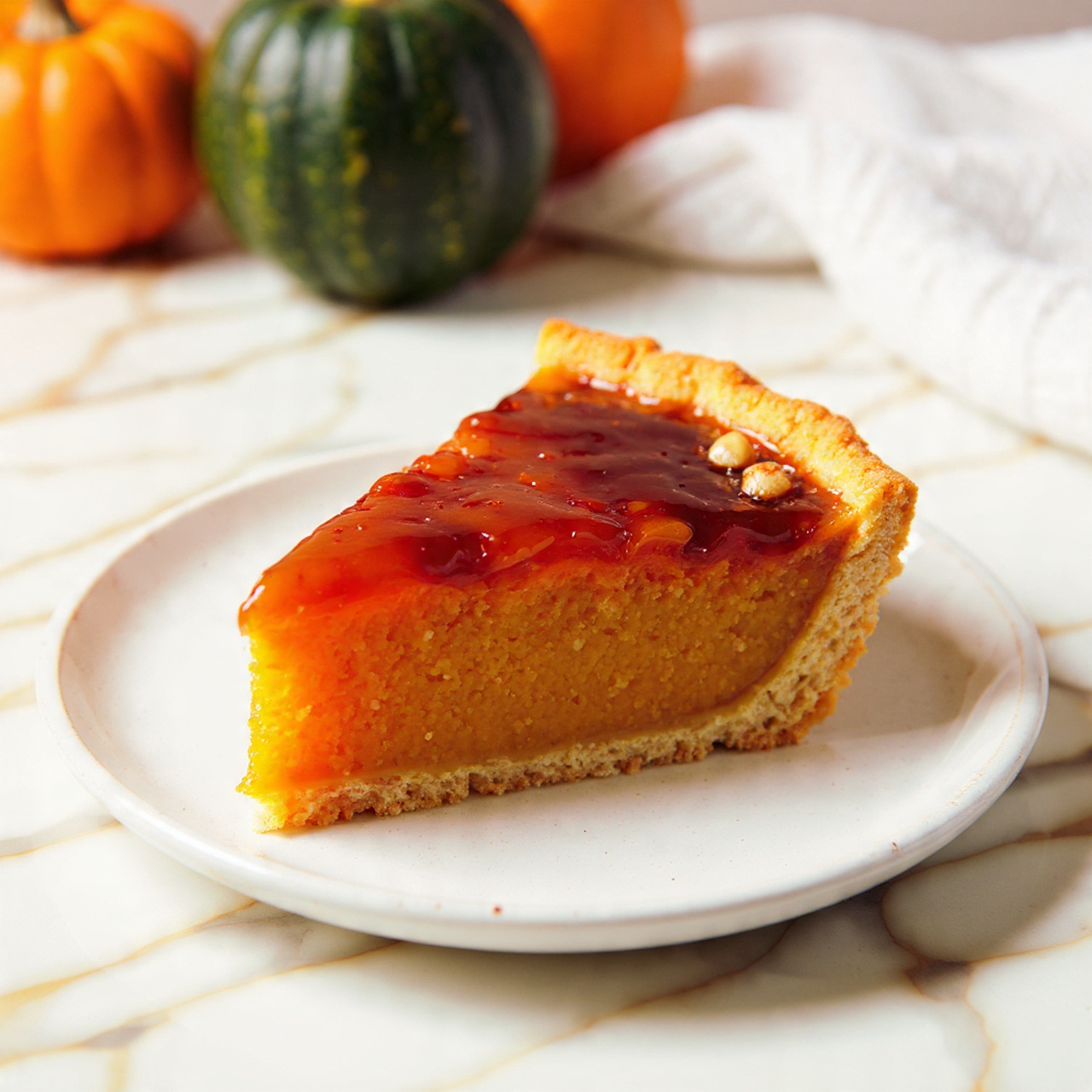 Bourbon Brûlée Pumpkin Pie 6 Bourbon Brûlée Pumpkin Pie - Recipe Image